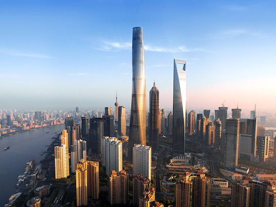 shanghai tower - tòa nhà có thang máy chạy nhanh nhất thế giới